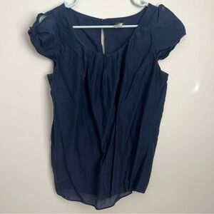 J Crew Navy Blue Top